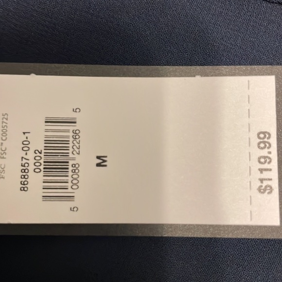 Banana Republic flowy dress, Maxi length, navy, empire waist SZ MD - Picture 9 of 9